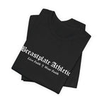 Breastplate Athletic Brand T Name & Motto Front & Logo Back