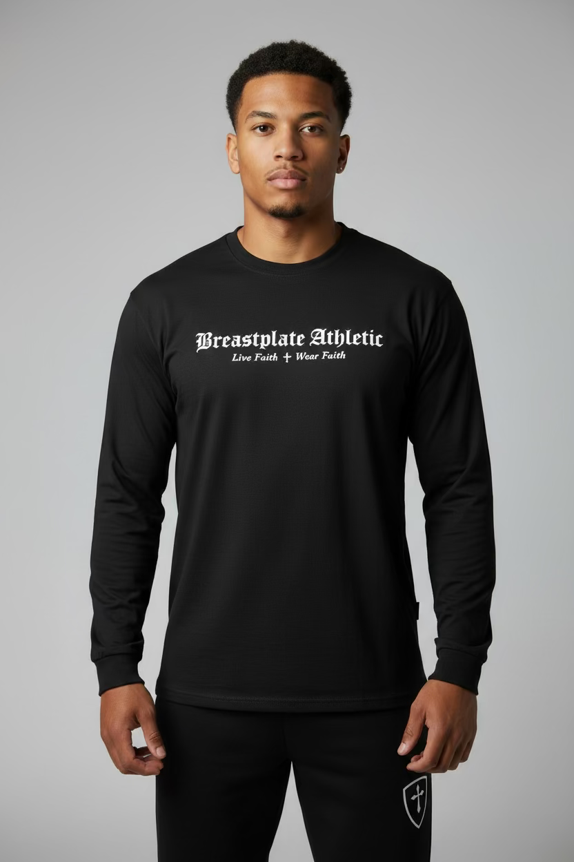 Breastplate Athletic Long Sleeve Branded Tee
