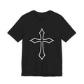 Breastplate Cross T-Shirt Cross Front Graphic & Brand Logo Back