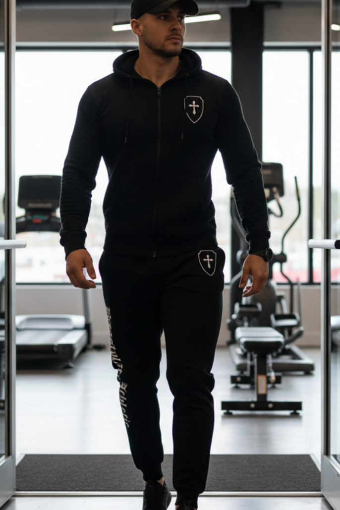 Embroidered Fleece Sweatpants Cozy Everyday Joggers