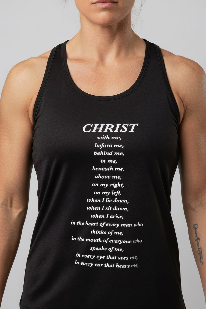 Women's Breastplate Prayer Racerback Tank